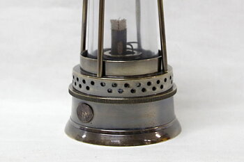Mining Lantern Bronze Brass 26 cm