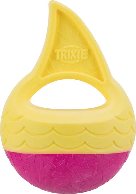 Trixie Aqua Toy Flytande "Hajfena" Ø 18cm Gul/Rosa
