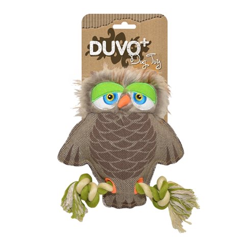 Duvo+ Hundleksak Canvas Uggla Flerfärgad 20cm - 2