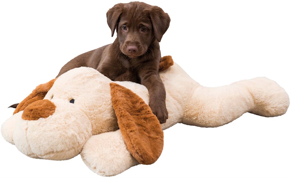 Trixie Stor Hund Soft Plysch 75cm Beige/Brun
