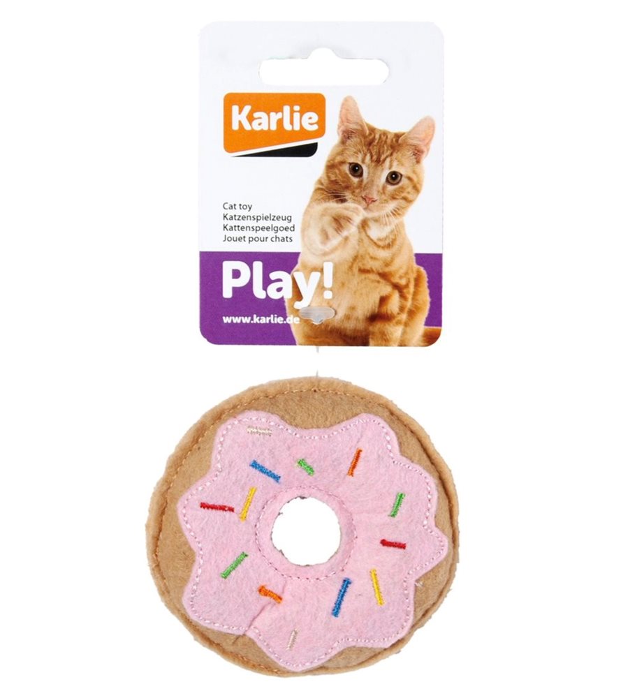 Karlie Kattleksak Donut 7,5cm