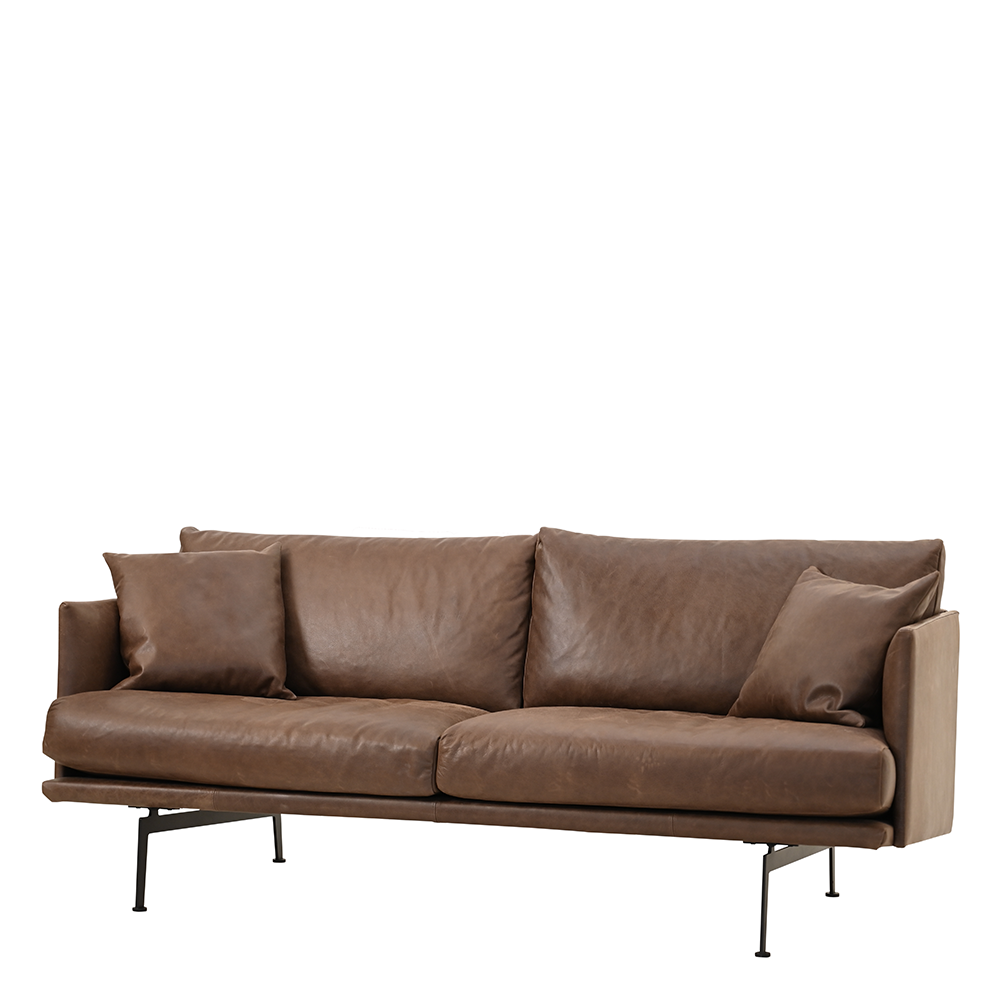 Electra 3,5-sits soffa 227 cm (Vintage/Grand Läder) - Bröderna Anderssons - 4
