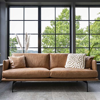 Electra 3,5-seater sofa 227 cm (Vintage/Grand Leather) - Bröderna Anderssons
