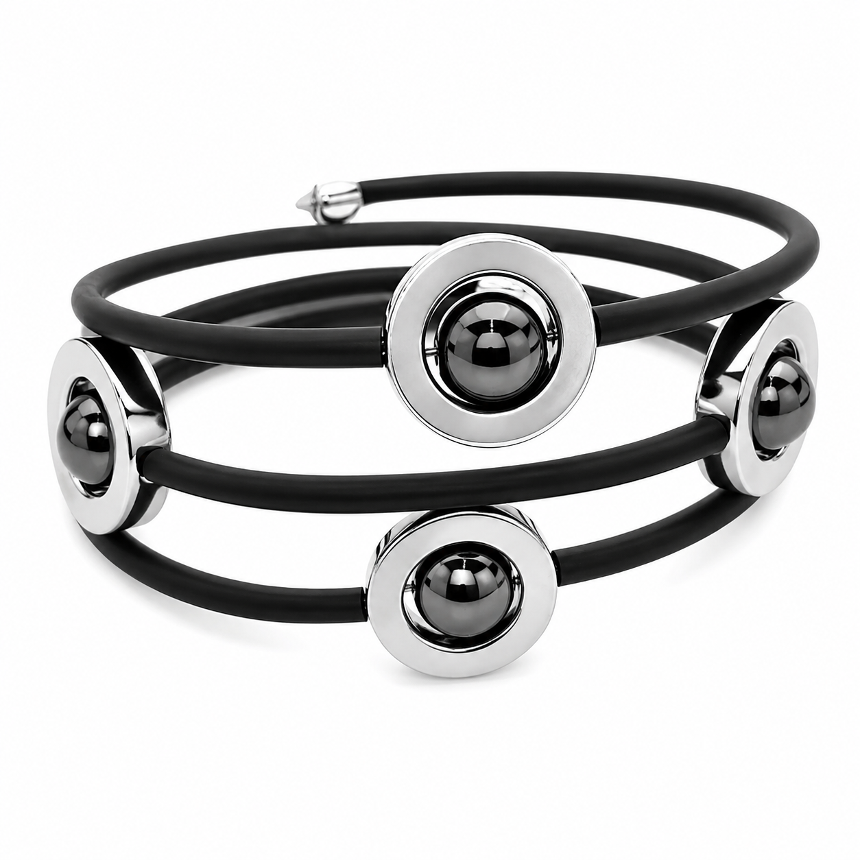 Bracelet Doris Silver Hematite