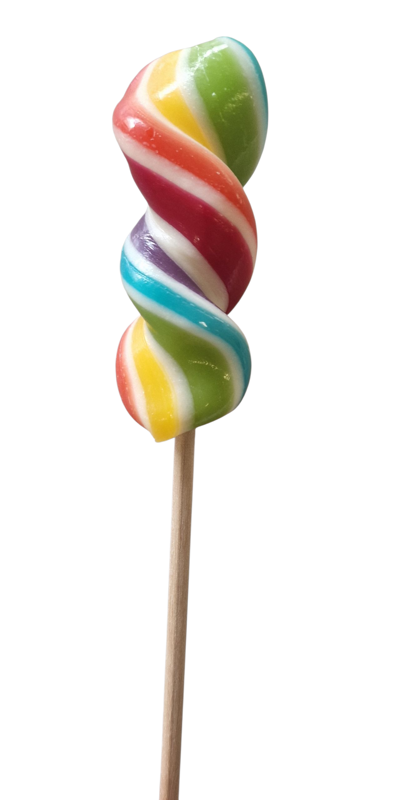Spiralklubba regnbåge 50 gr 20 st