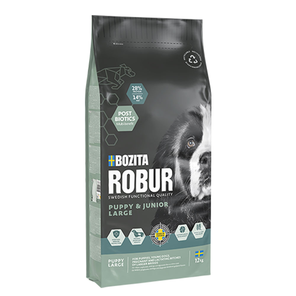 BOZITA ROBUR PUPPY & JUNIOR LARGE 12KG