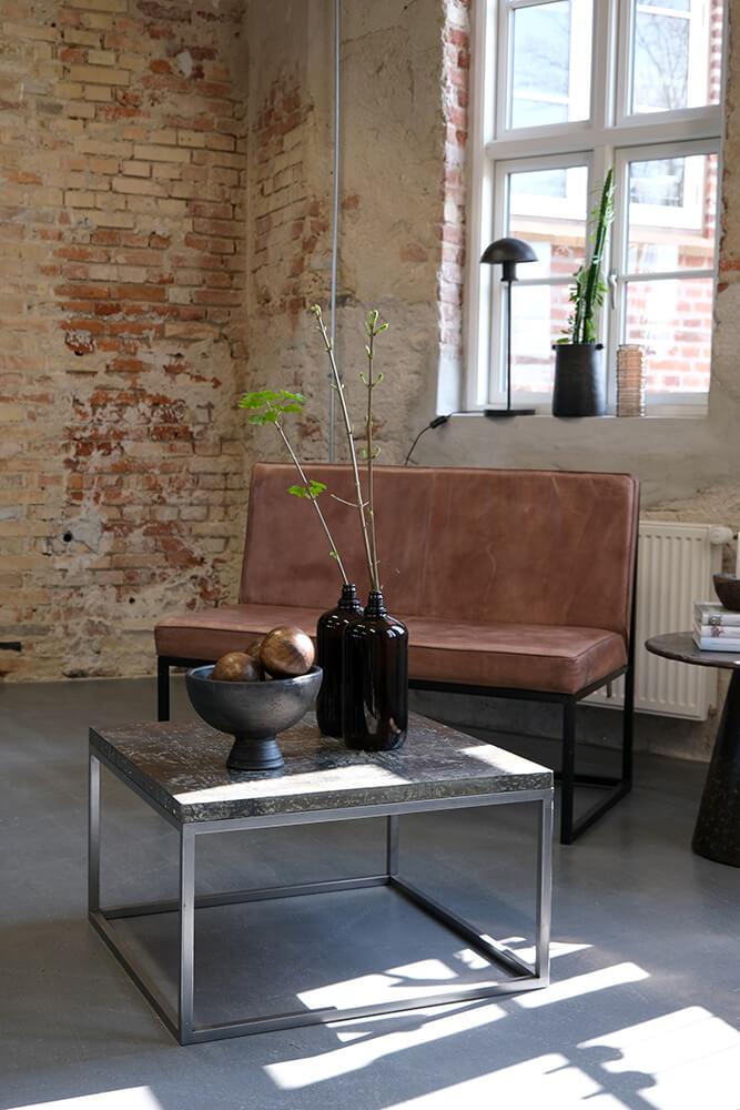 Perry Loungesoffa i skinn - Cognac - 4