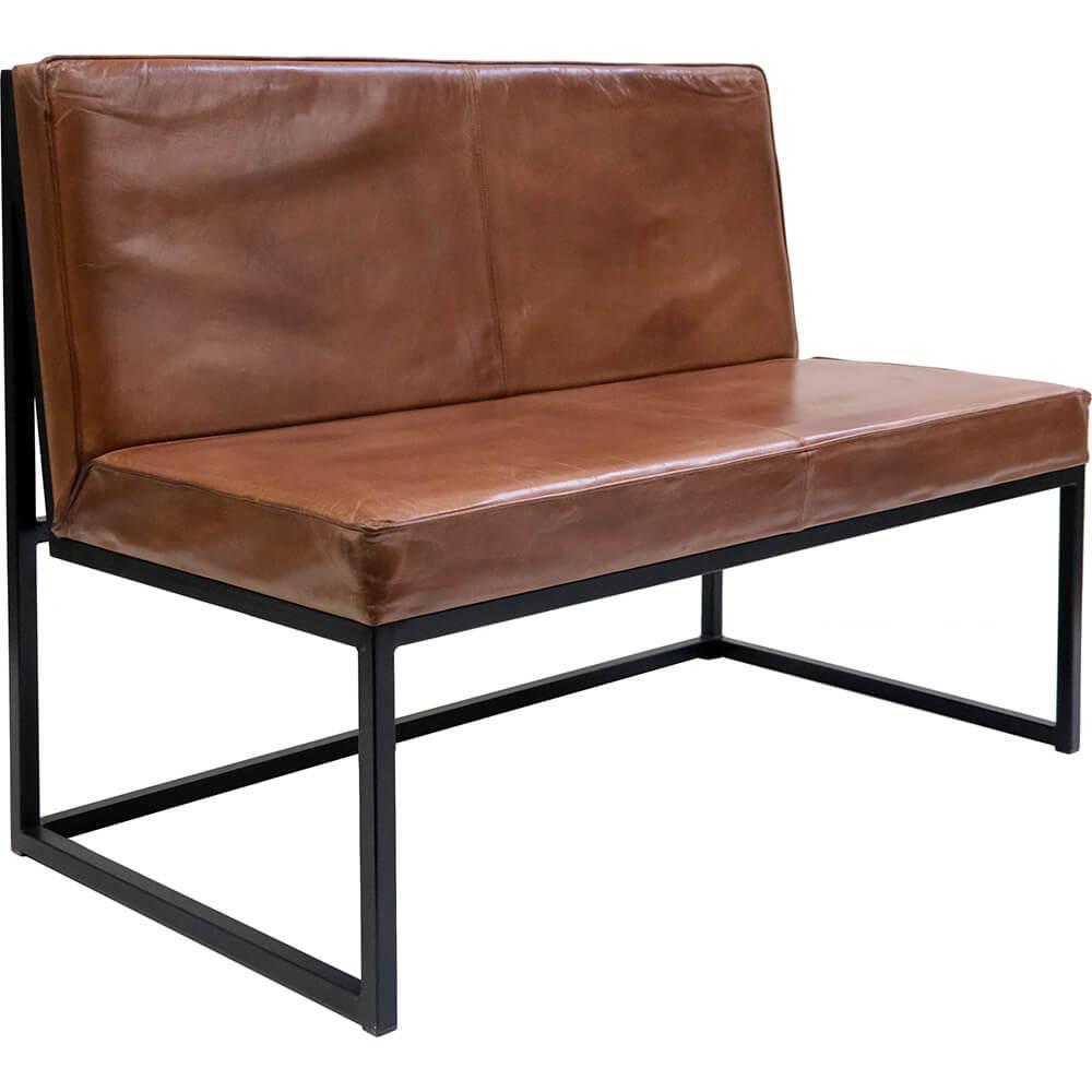 Perry Loungesoffa i skinn - Cognac