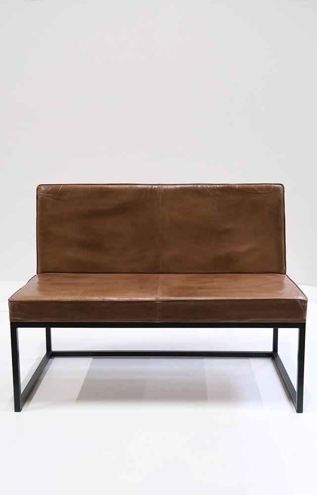 Perry Loungesoffa i skinn - Cognac - 7