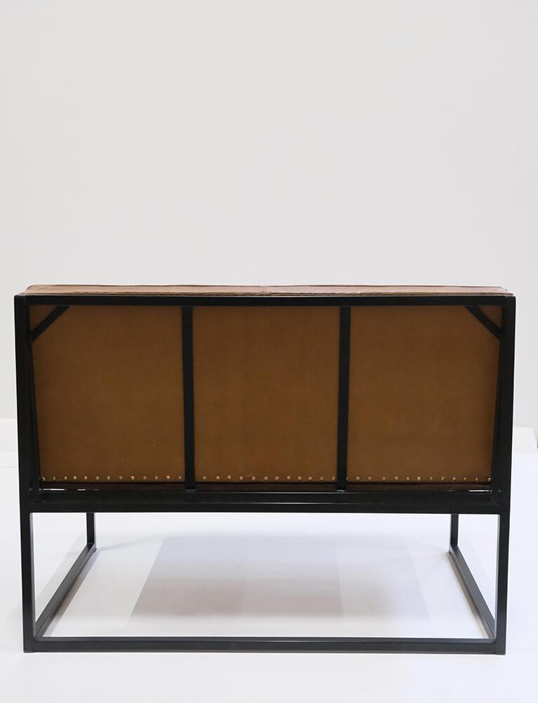 Perry Loungesoffa i skinn - Cognac - 6