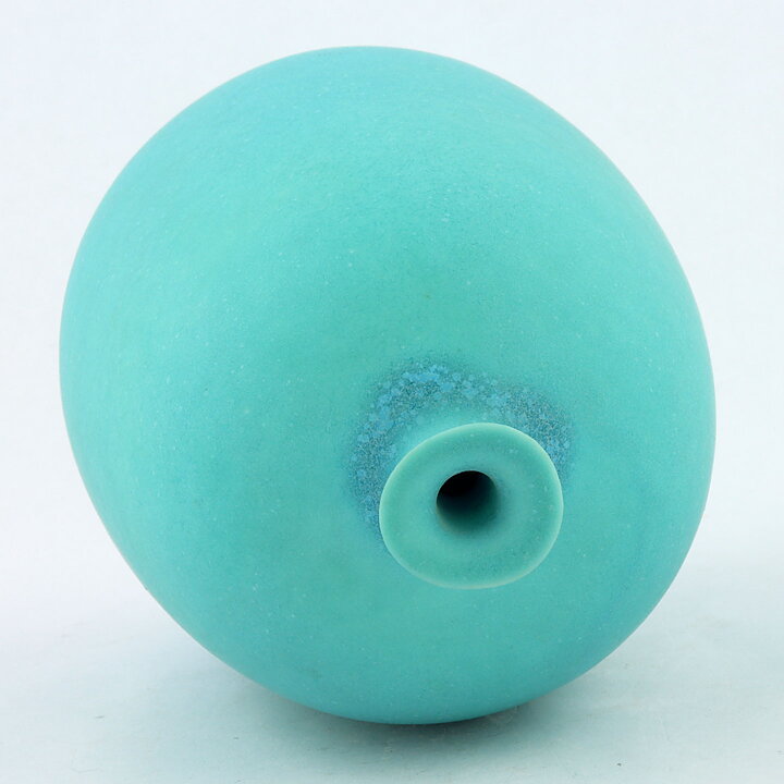 インガー・パーソン  水色の風船のような花瓶 Vase  16cm  1980年代