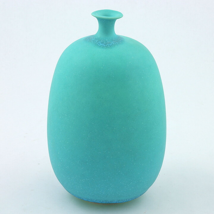 インガー・パーソン  水色の風船のような花瓶 Vase  16cm  1980年代