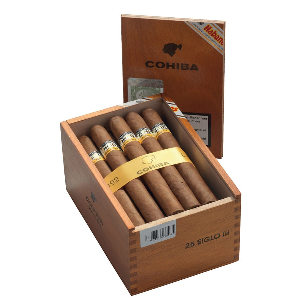Cohiba Siglo III Open Box 25p