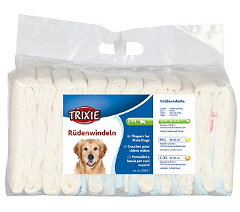 Trixie Blöja Hanhund 12-pack - 2 storlekar