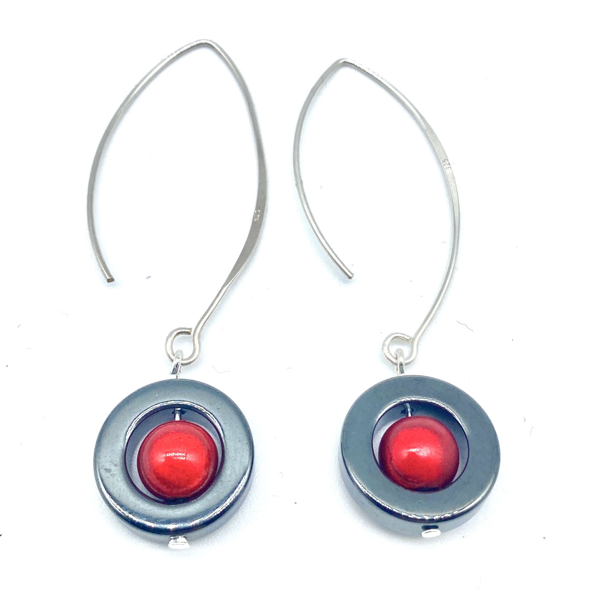 Jenny Earrings   Red