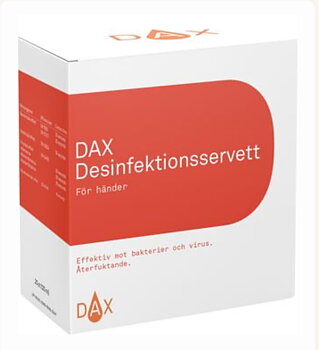 DAX Desinfektionsservetter 20st