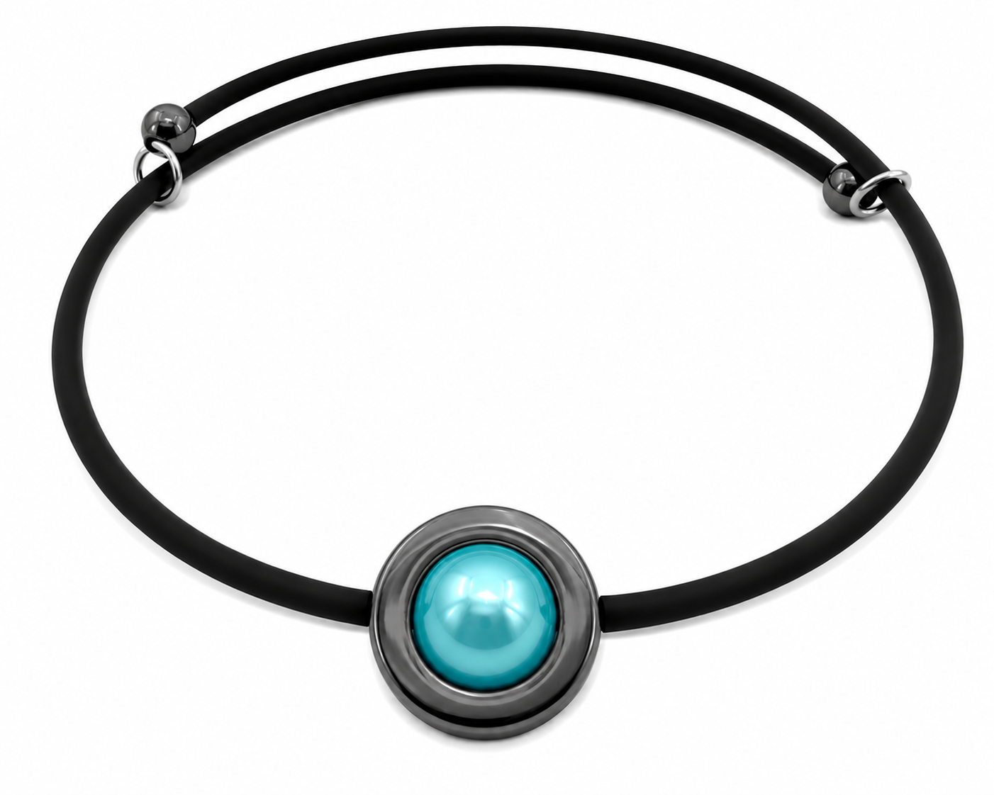 Bracelet Hematite  Turquoise Stina