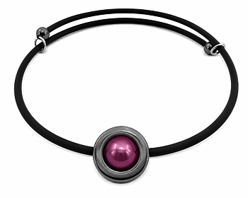 Armband Hematit lila Stina