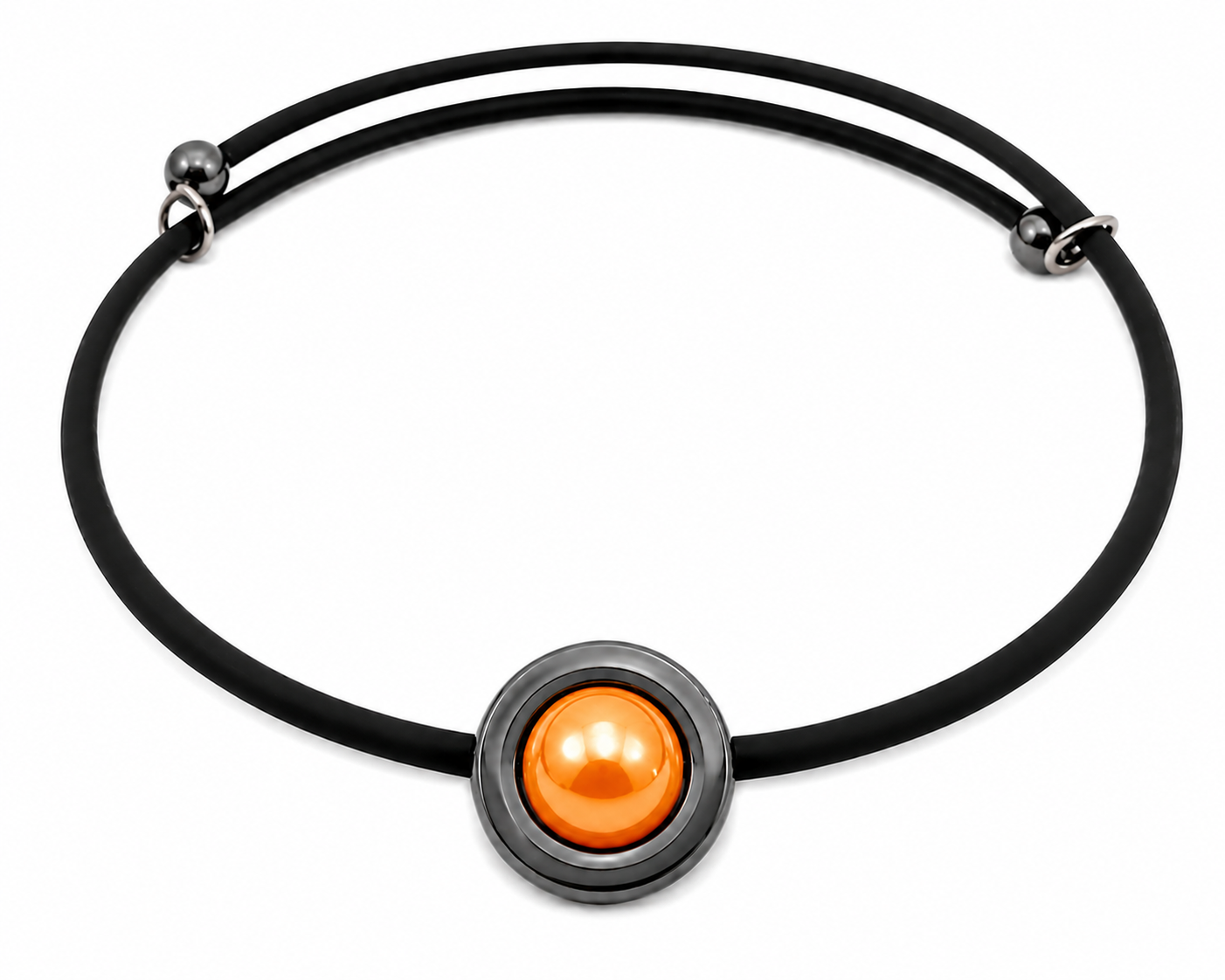Bracelet Hematite Orange Doris