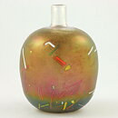 バーティル･ヴァリーン Tornadoシリーズ ふっくらしたガラスの花瓶 Vase  1983年 14cm