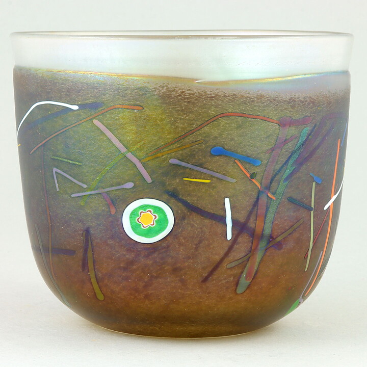 バーティル･ヴァリーン Tornadoシリーズ 抽象画のような器 Bowl  1983年 11cm