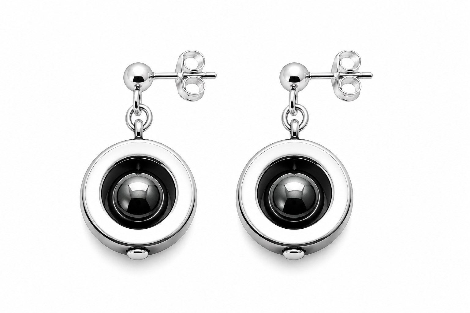 Earrings Iris silver stud