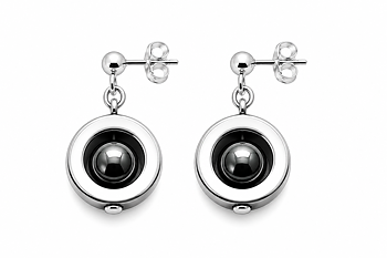 Earrings Iris silver stud