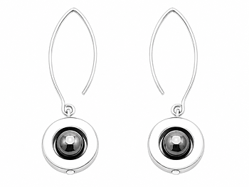Jenny örhängen Sterling Silver  Hematit