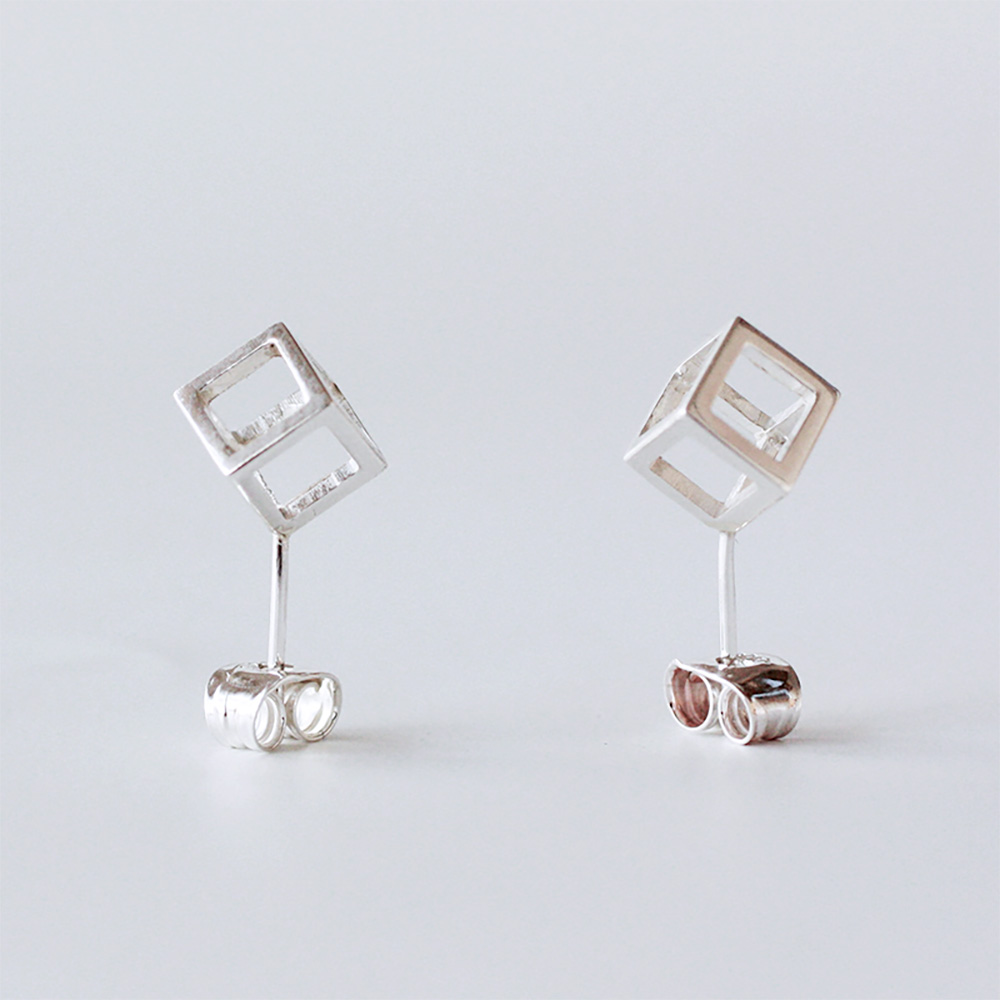 Rå - sterling silver earrings - 4