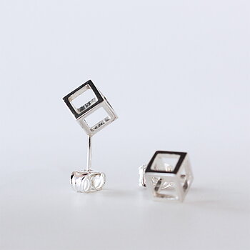 Rå - sterling silver earrings