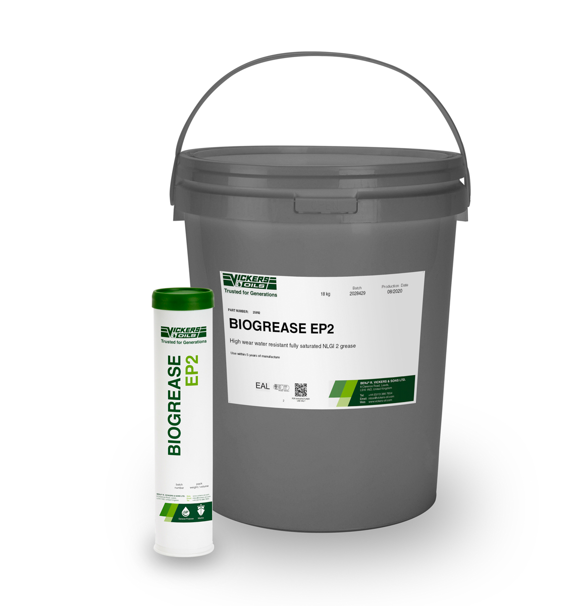Vickers Oils BIOGREASE EP2 - 400g - 2