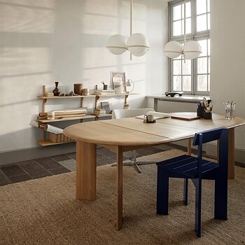 Bevel Bord utdragbart x 2 Ek vitoljad, Ferm Living