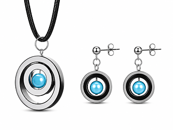 Set "Caramelle" Cornelia / Iris Turquoise