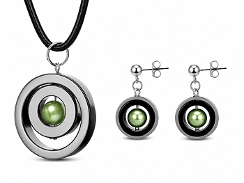 Set "Caramelle" Cornelia / Iris Green