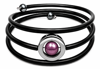 Armband Hematit lila Dilba