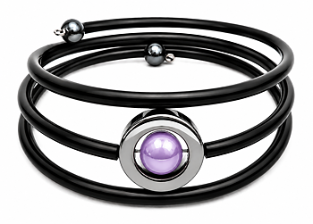 Armband Hematit violett Dilba