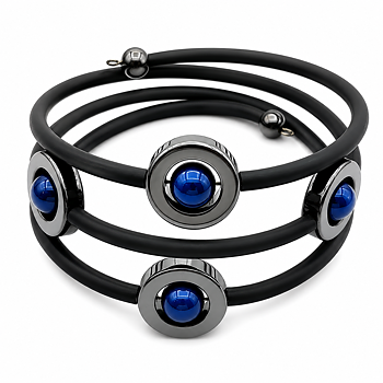 Armband Hematit Blå Doris