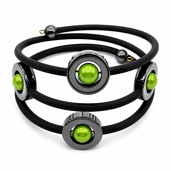 Armband Hematit grön Doris