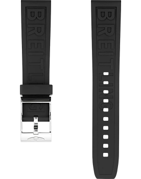 Breitling Diver Pro gummiband svart 20 mm C-spänne