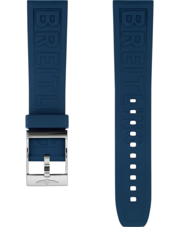 Breitling Diver Pro gummiband blå 22 mm C-spänne