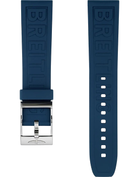 Breitling Diver Pro gummiband blå 22 mm C-spänne