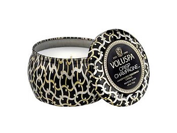 Voluspa Crisp Champagne Mini Tin Candle