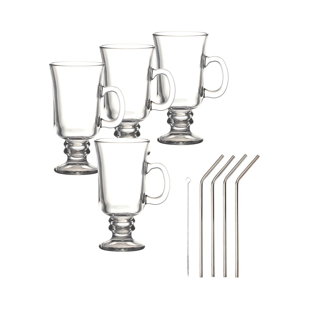 IRISH COFFEE Set 4-pack med sugrör