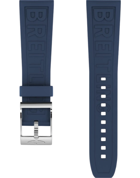 Breitling Diver Pro gummiband blå  24 mm C-spänne