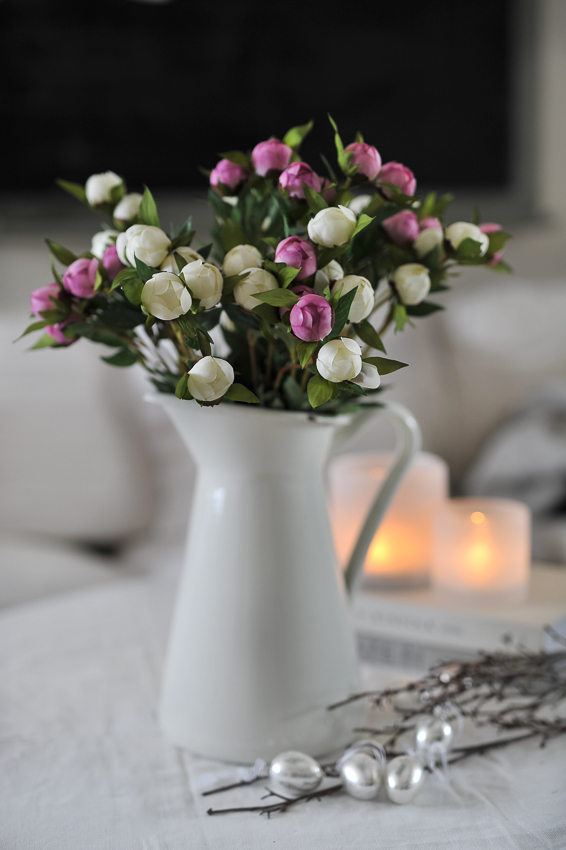 Peony - White - 45 cm - 3