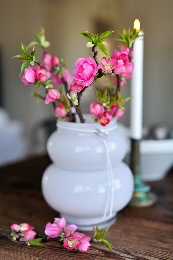 Apple Blossom - Twig - Pink - 40 cm - 2
