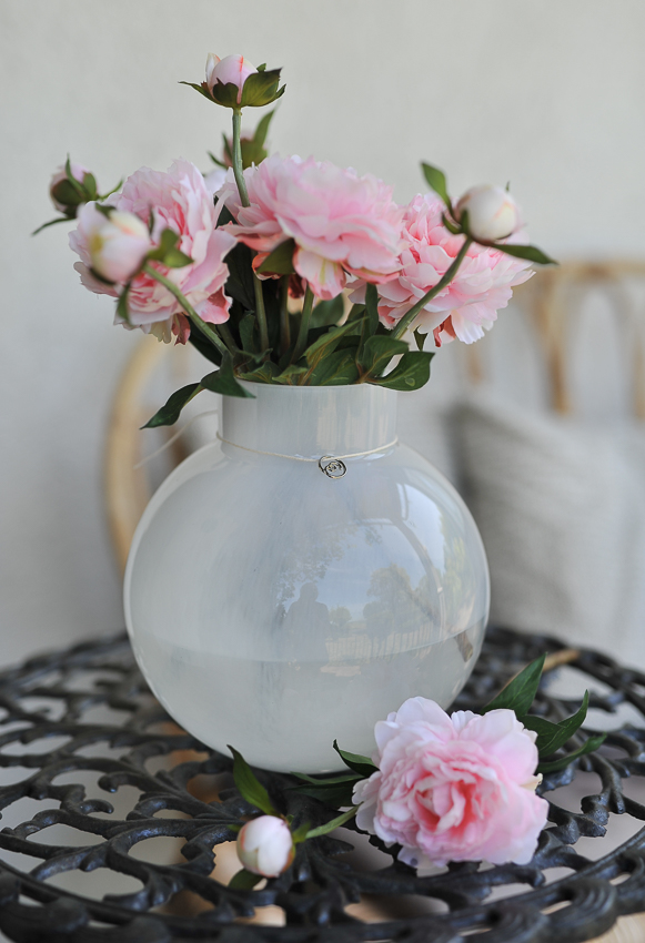 Peony with bud - Pink - 35 cm - 3
