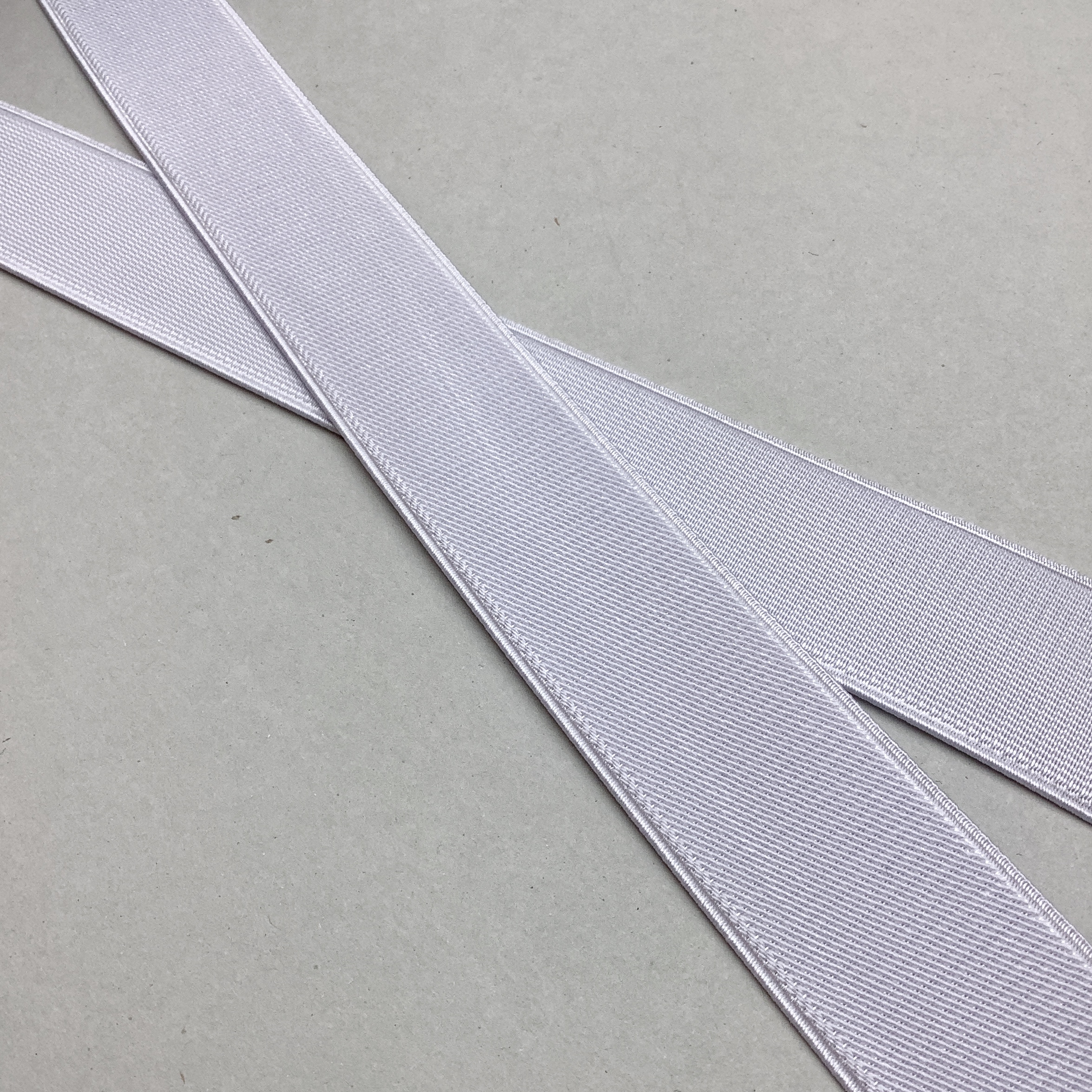 Heavy elastic White 25mm - MT5825 - 2
