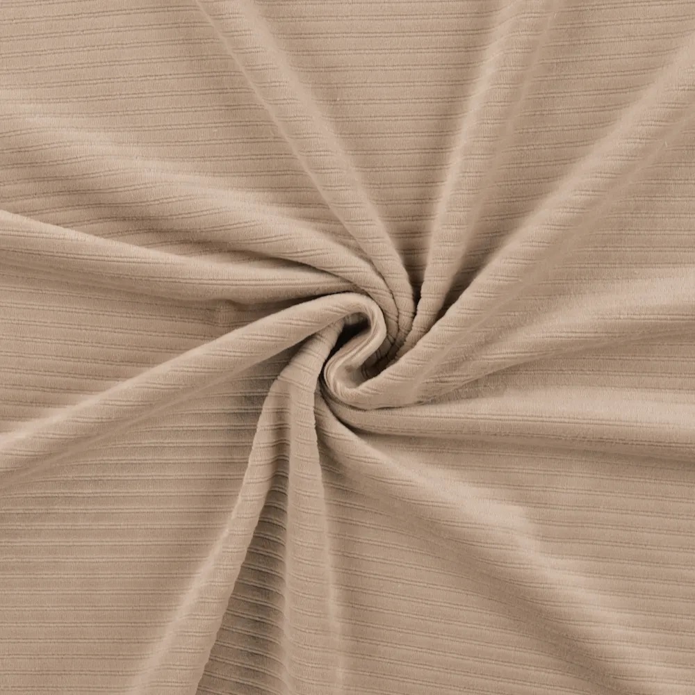 RIBBAD VELOUR - BEIGE - 2