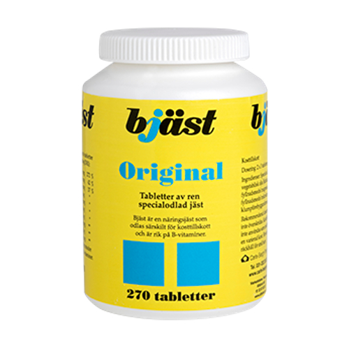 Bjäst Original 270 tabletter näringsjäst med naturligt innehåll av bvitaminer
